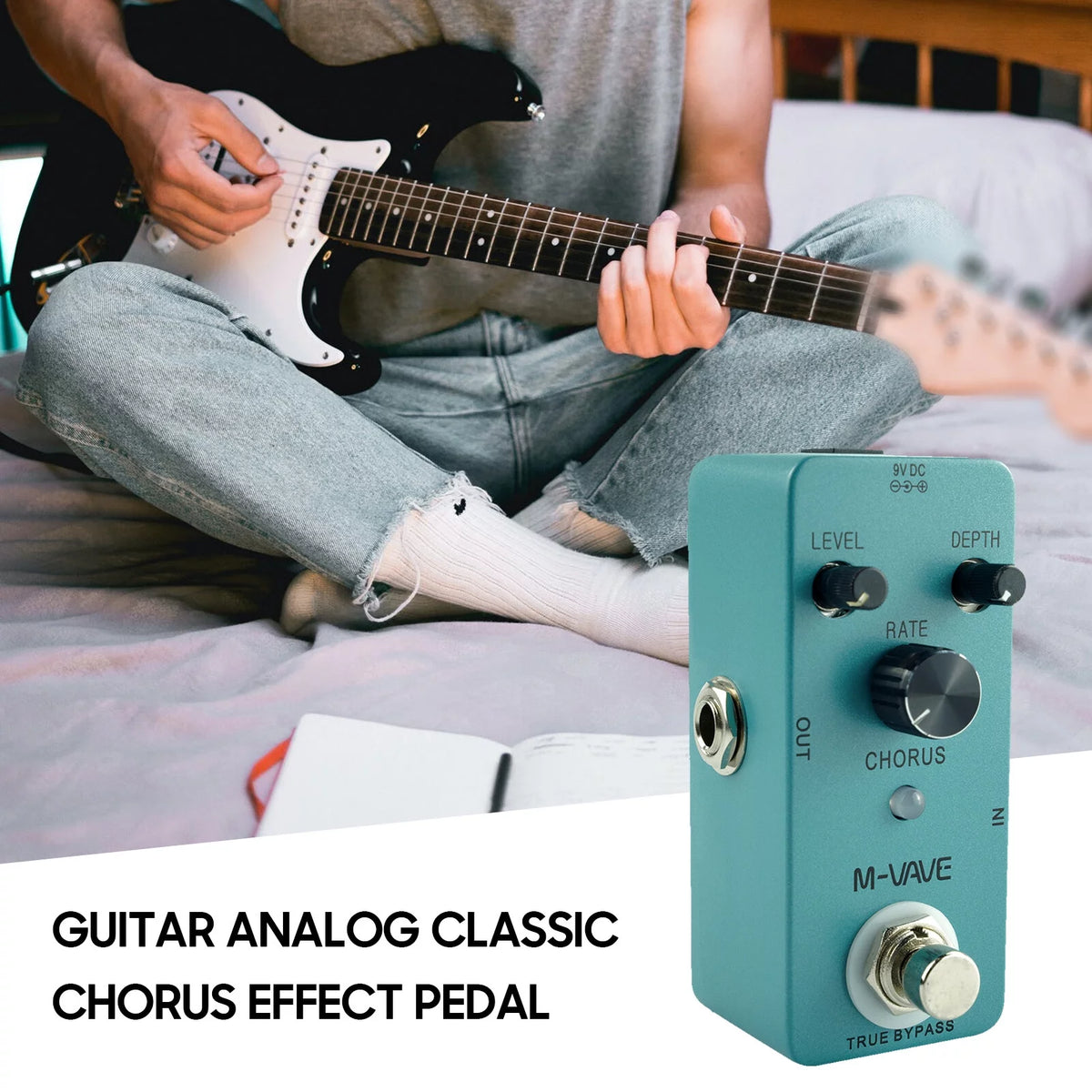 Analog Chorus Guitar Effect Pedal V604