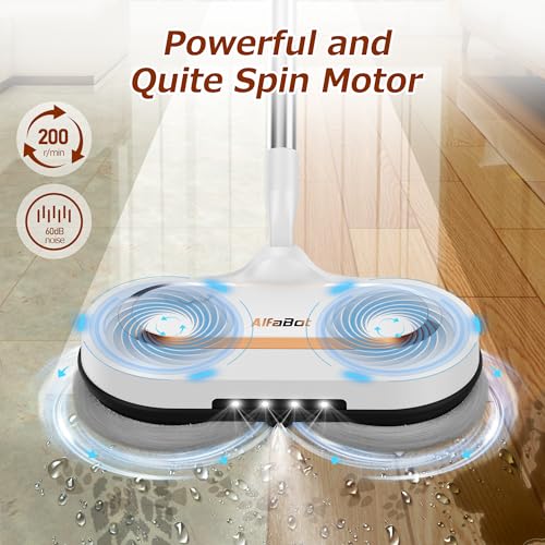 Cordless Electric Spin Mop with Sprayer N94209