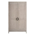 Gray Oak Wood Two Door Wardrobe T426120