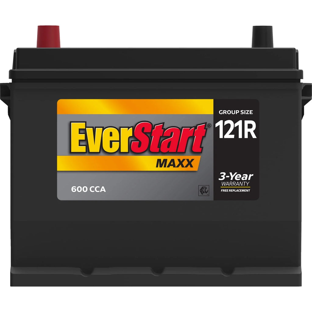 Lead Acid Automotive Battery, Group Size 121R 12 Volt, 600 CCA X4149