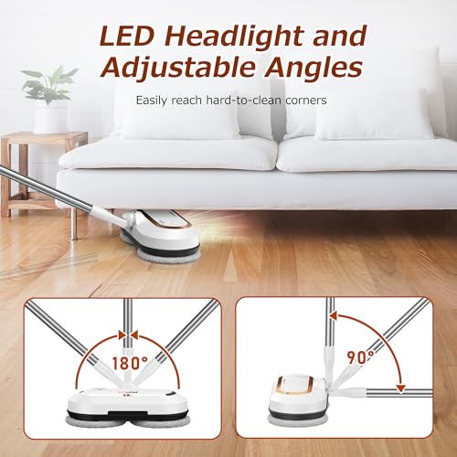 Cordless Electric Spin Mop with Sprayer N94209