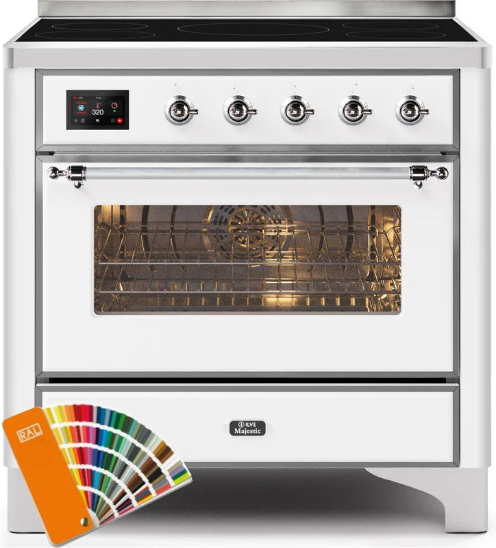 36 Induction Range with Electric Oven W120157