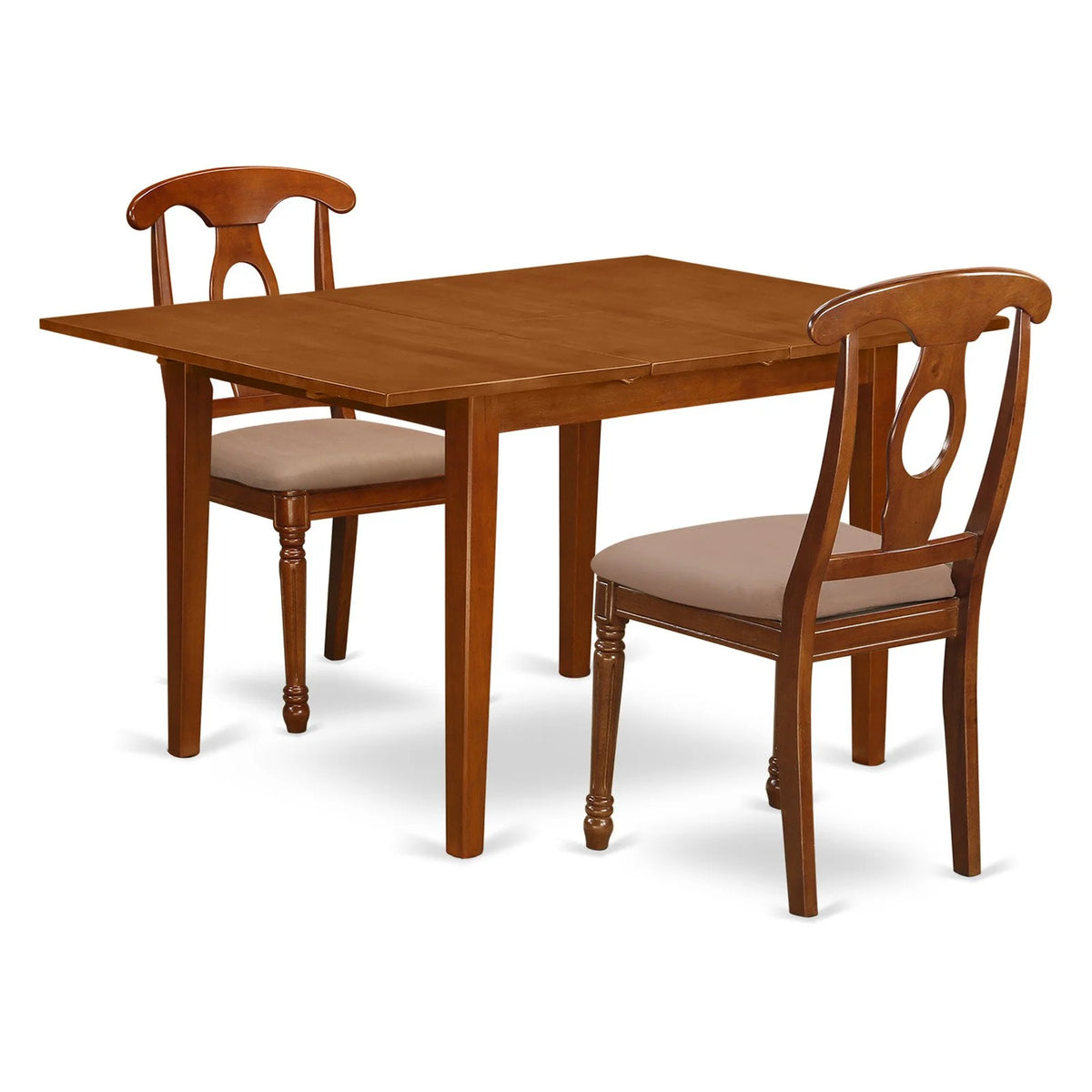 3 Piece Keyhole Dining Table Set X9984