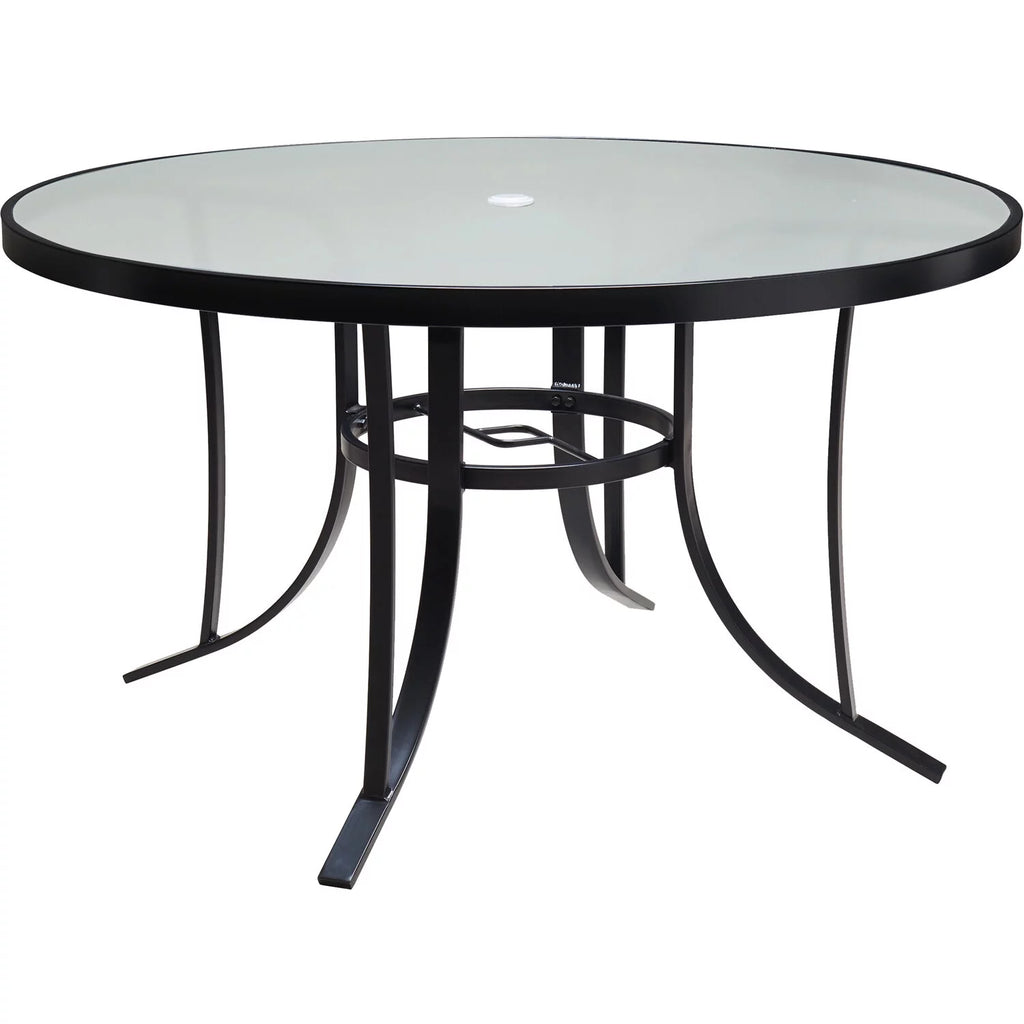 5-Piece Outdoor Dining Set with 4 Swivel Rocker Chairs and Glass-Top Table X82265
