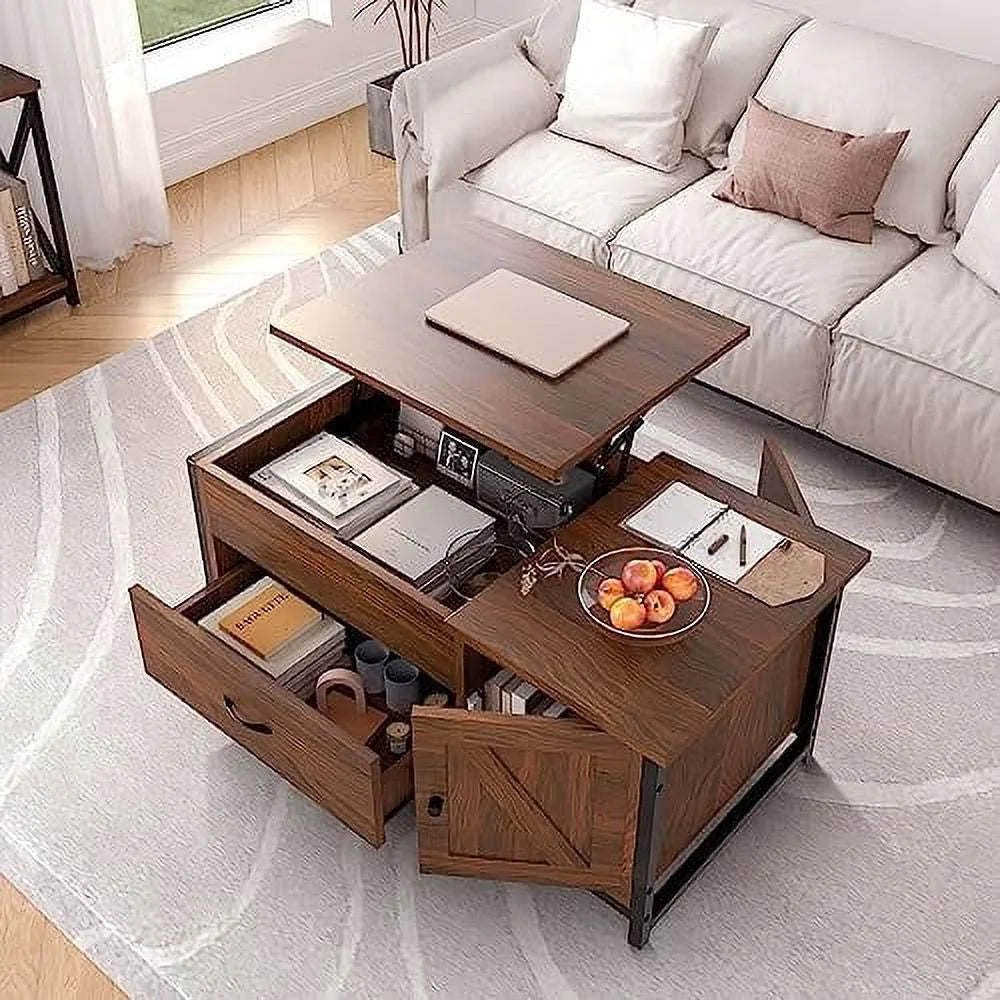 41.7" Lift Top Coffee Table with Drawer E4108