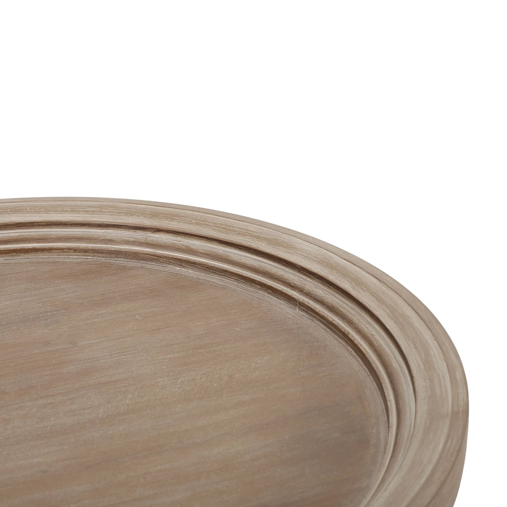 French Country Accent Table with Round Top C67402