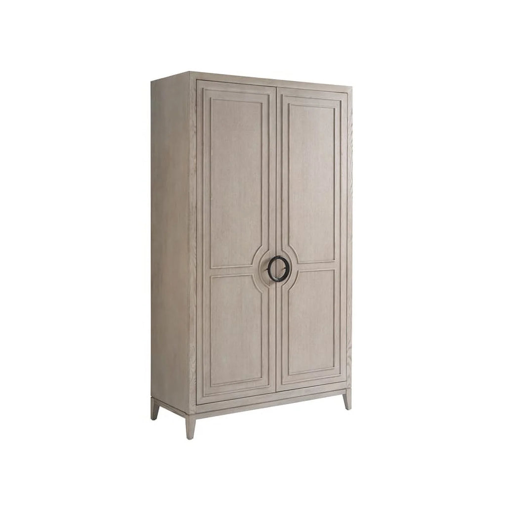 Gray Oak Wood Two Door Wardrobe T426120