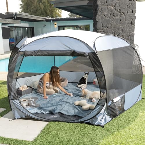 XLarge Popup Portable Dog House with Canopy Y99090