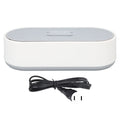 White and Grey Portable Ultrasound Cleaner D2218