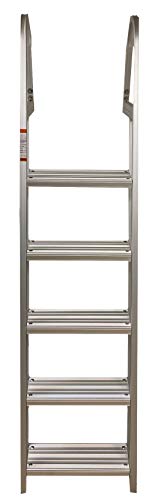 Heavy Duty Aluminum 5 Step Removable Boarding Ladder G37303