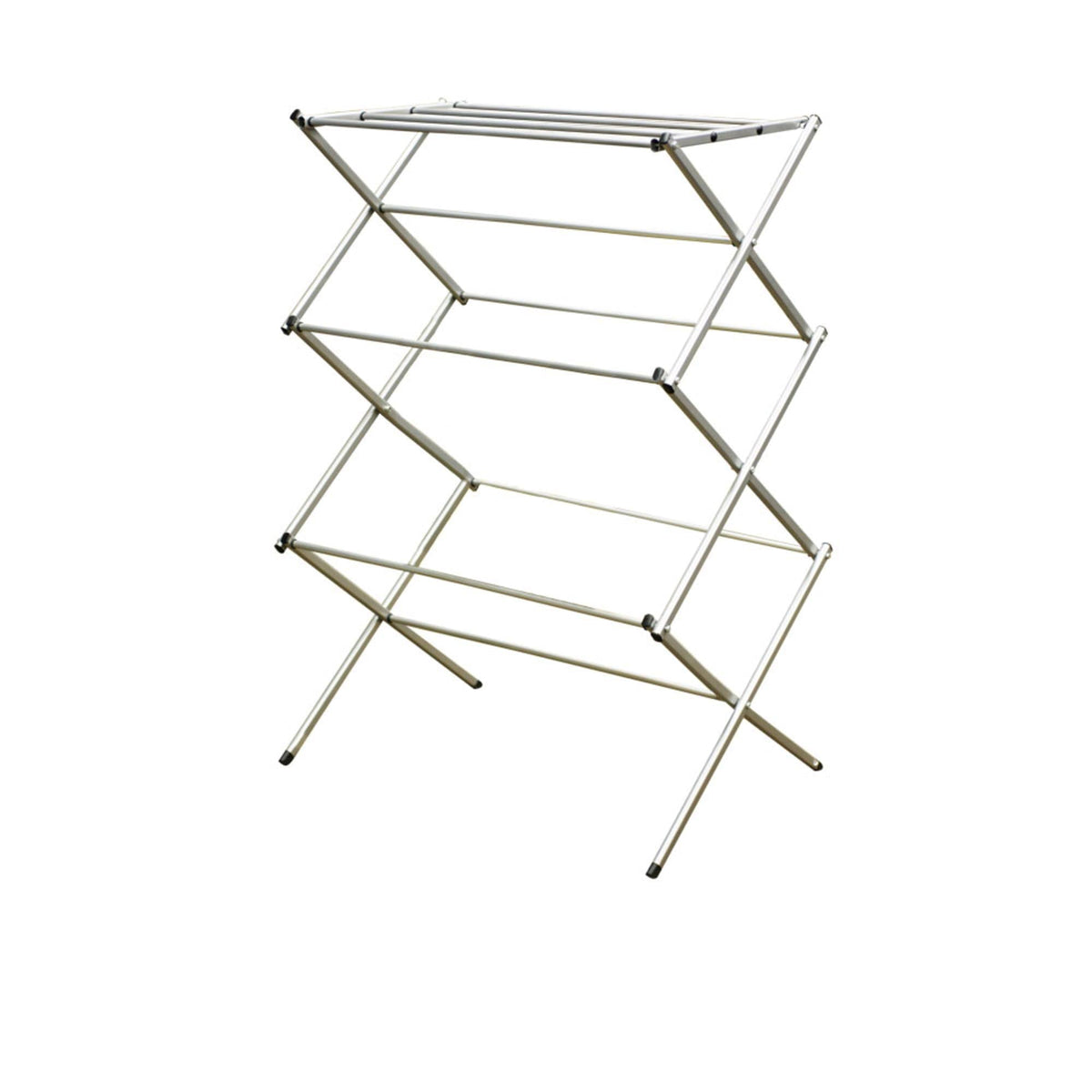 3-Tier Clothes-Drying Rack Grey T692141