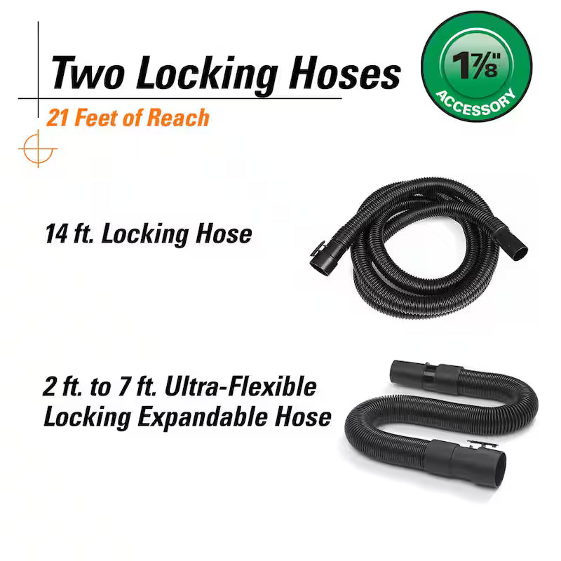 5 Gal. Portable Wet/Dry Shop Vacuum with Car Cleaning Kit C993