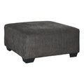 Gray Oversized Fabric Accent Ottoman B885911