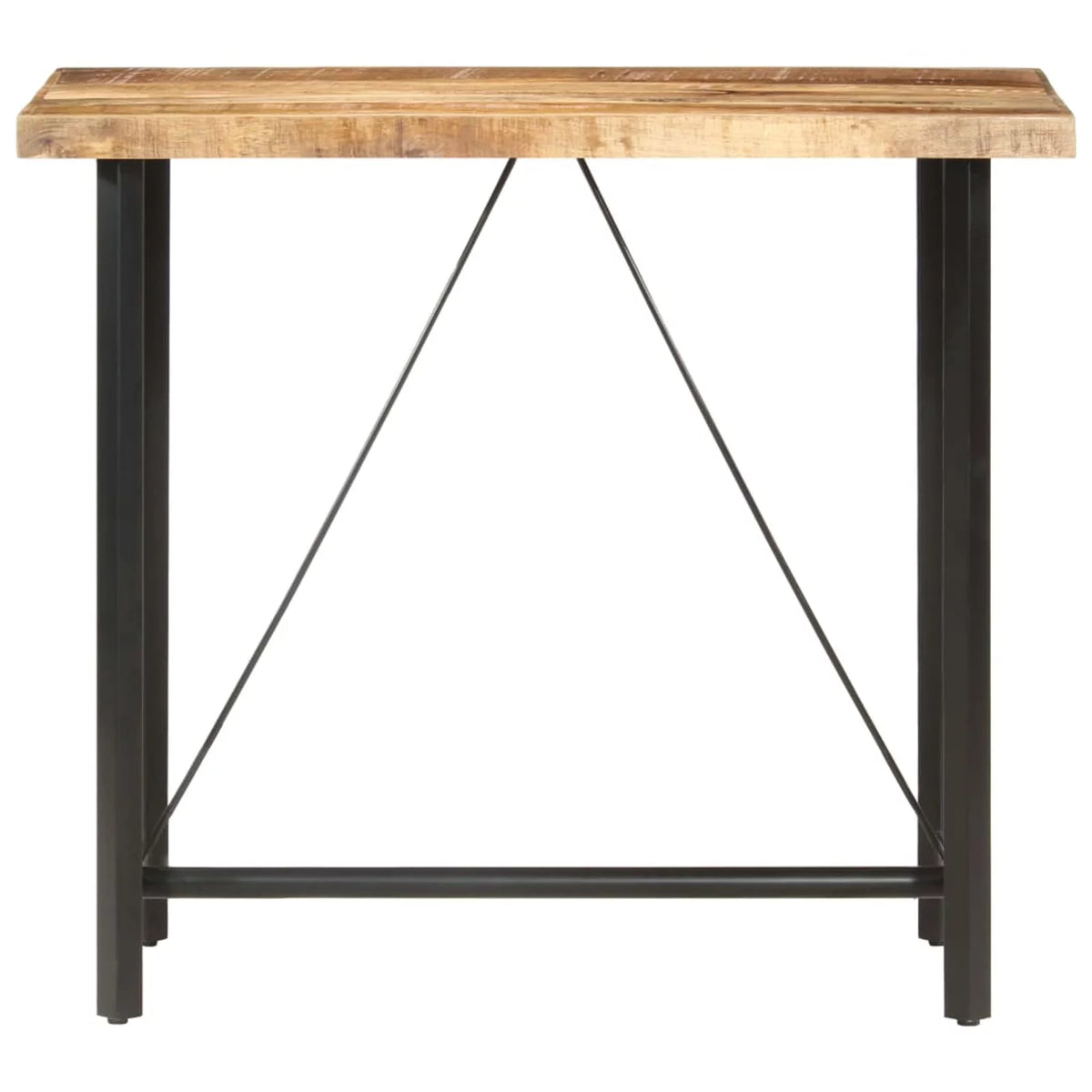 Rough Mango Wood Counter Height Pub Table S68999
