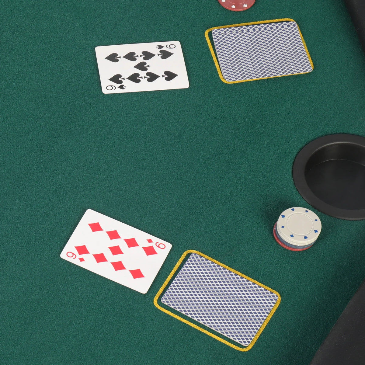 48 Octagon Folding Poker Table with Cup Holder A640570