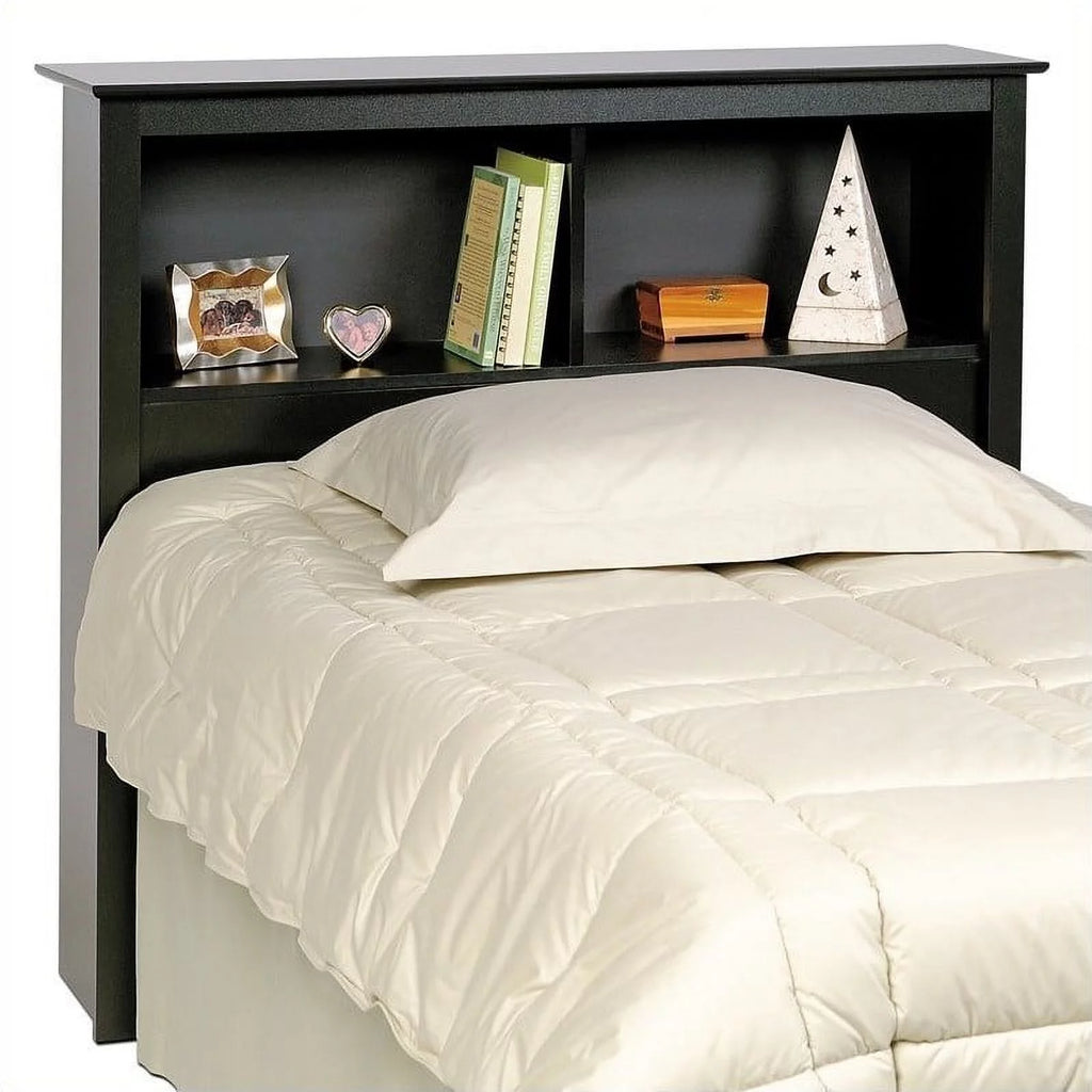 Black Twin Platform Storage Bed C429