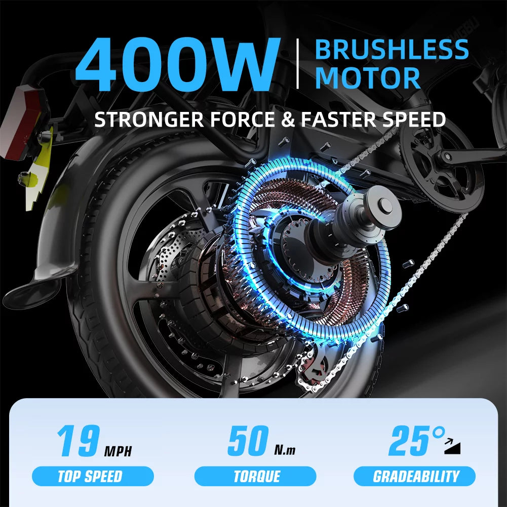Folding Electric Bike 400W 48V 12.8AH N297484