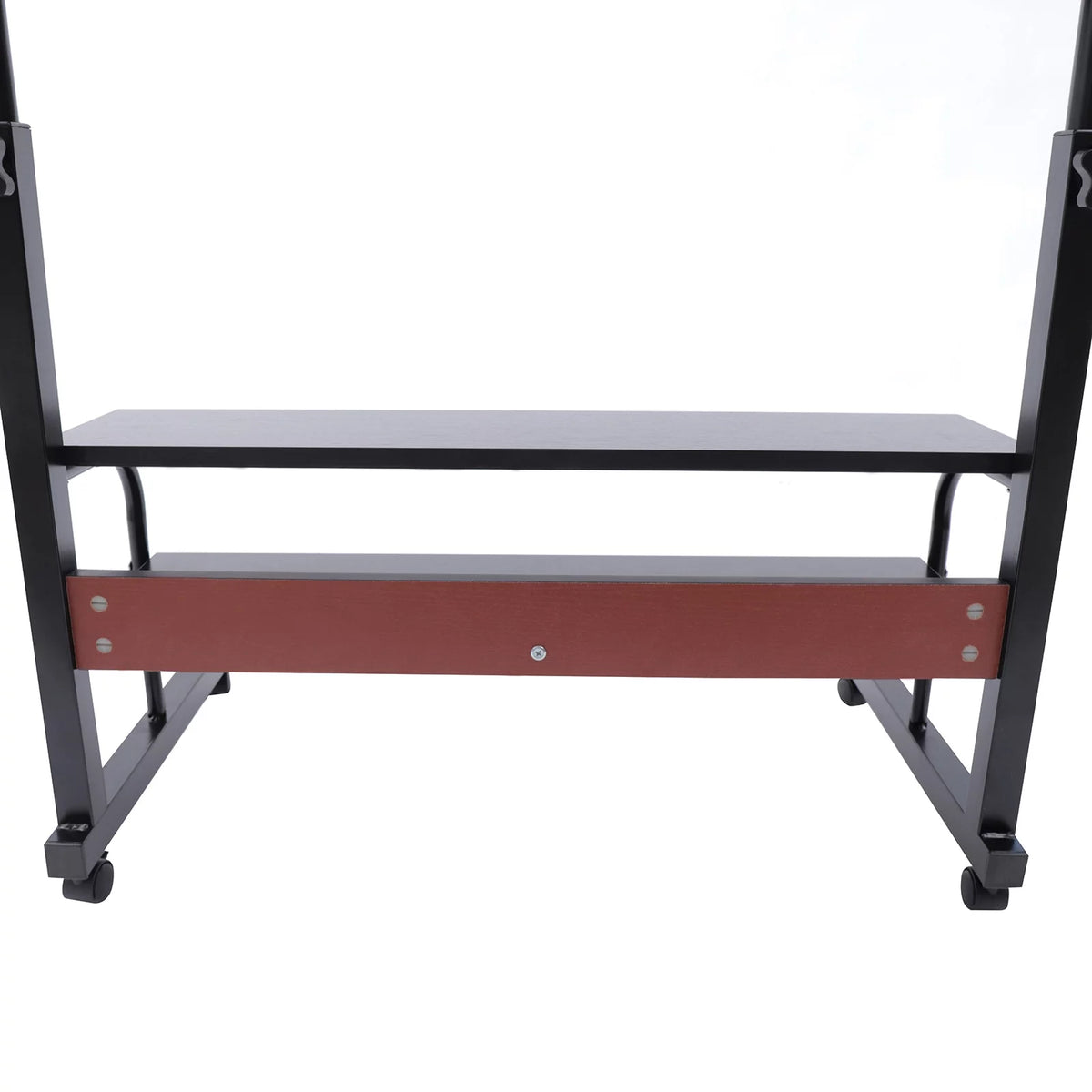 Height Adjustable Mobile Computer Desk with Wheels Y140384