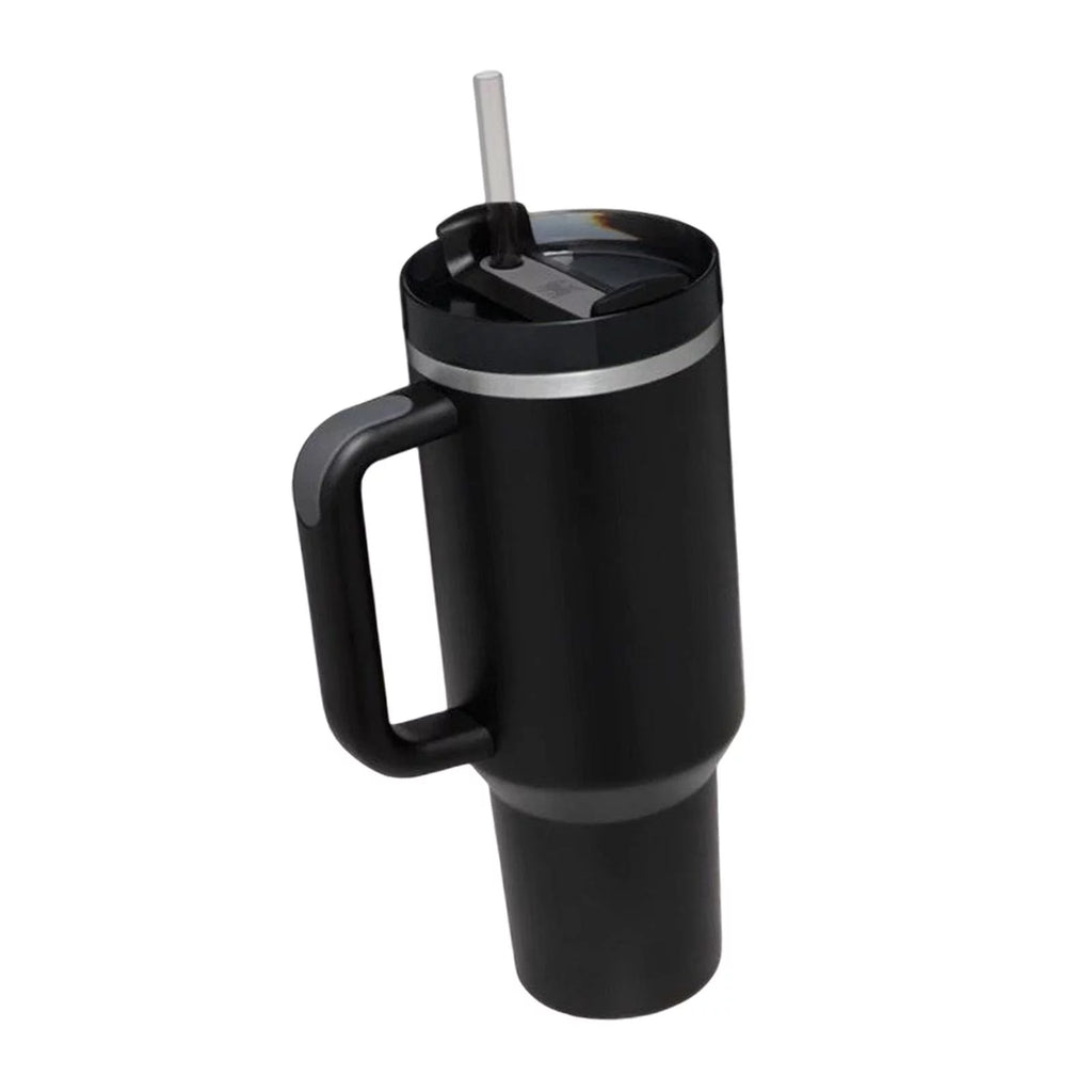 40oz Tumbler with Handle Lid and Straw D39364