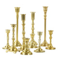 Gold Mixed Taper Holders Set of 10 U476754