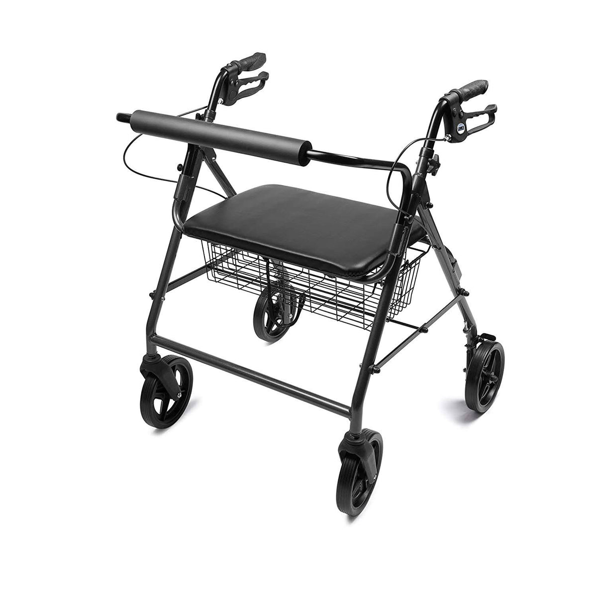 Black Four-Wheel Rollator Z588