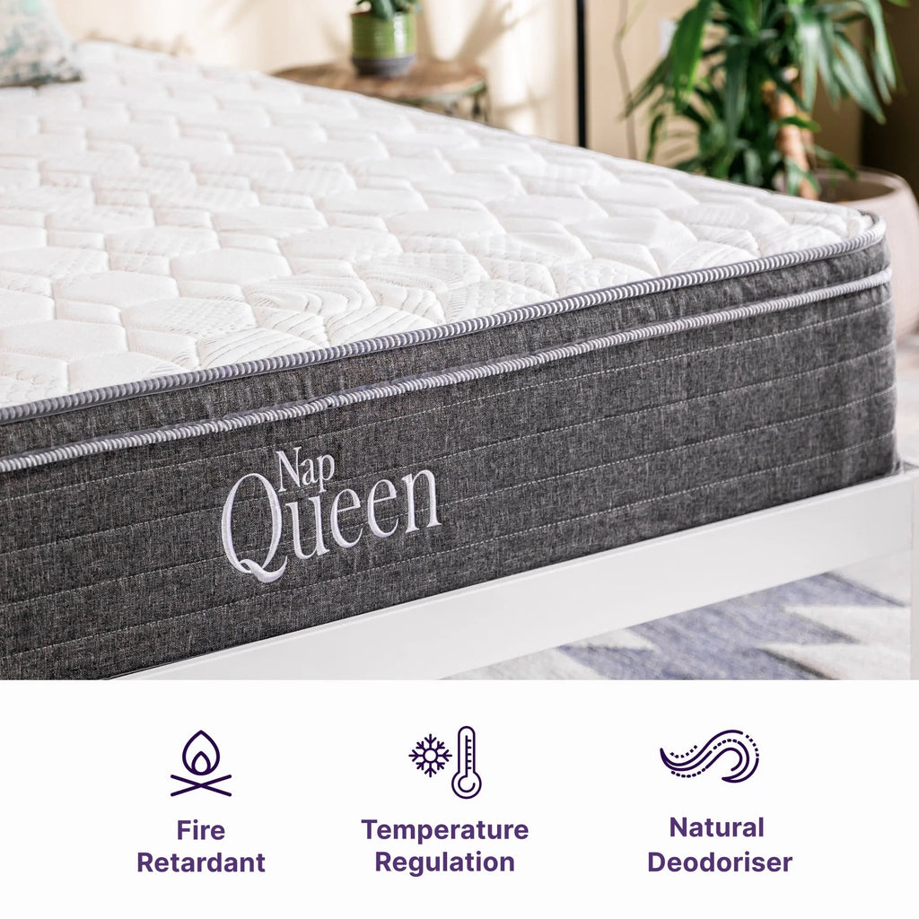Twin XL Size Hybrid Memory Foam Pocket Spring Mattress I61169