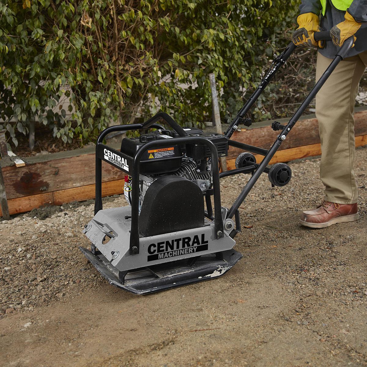 7 HP Plate Compactor with Wheel Kit T3055