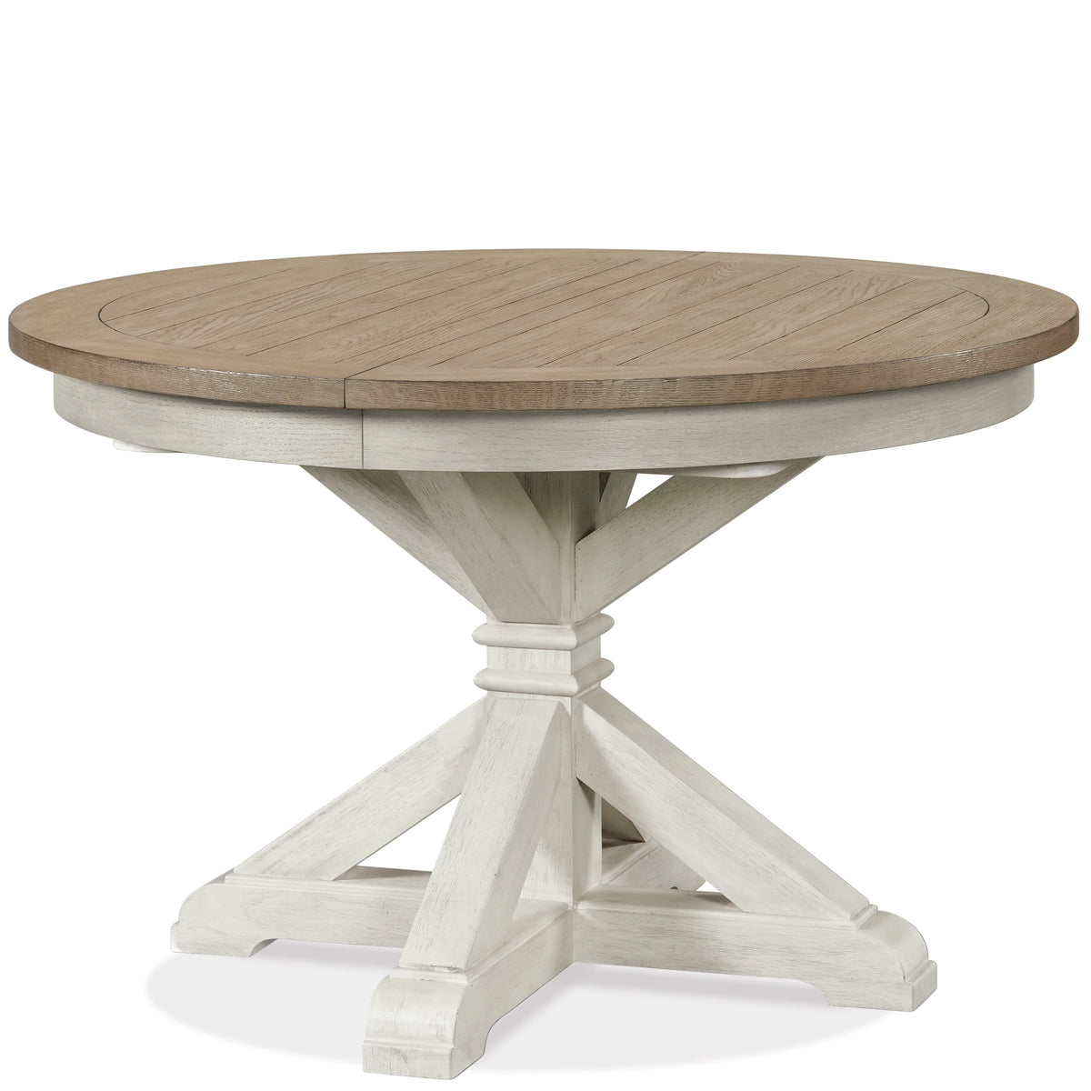 5-Piece Round Pedestal Dining Set with 4 Side Chairs J2481