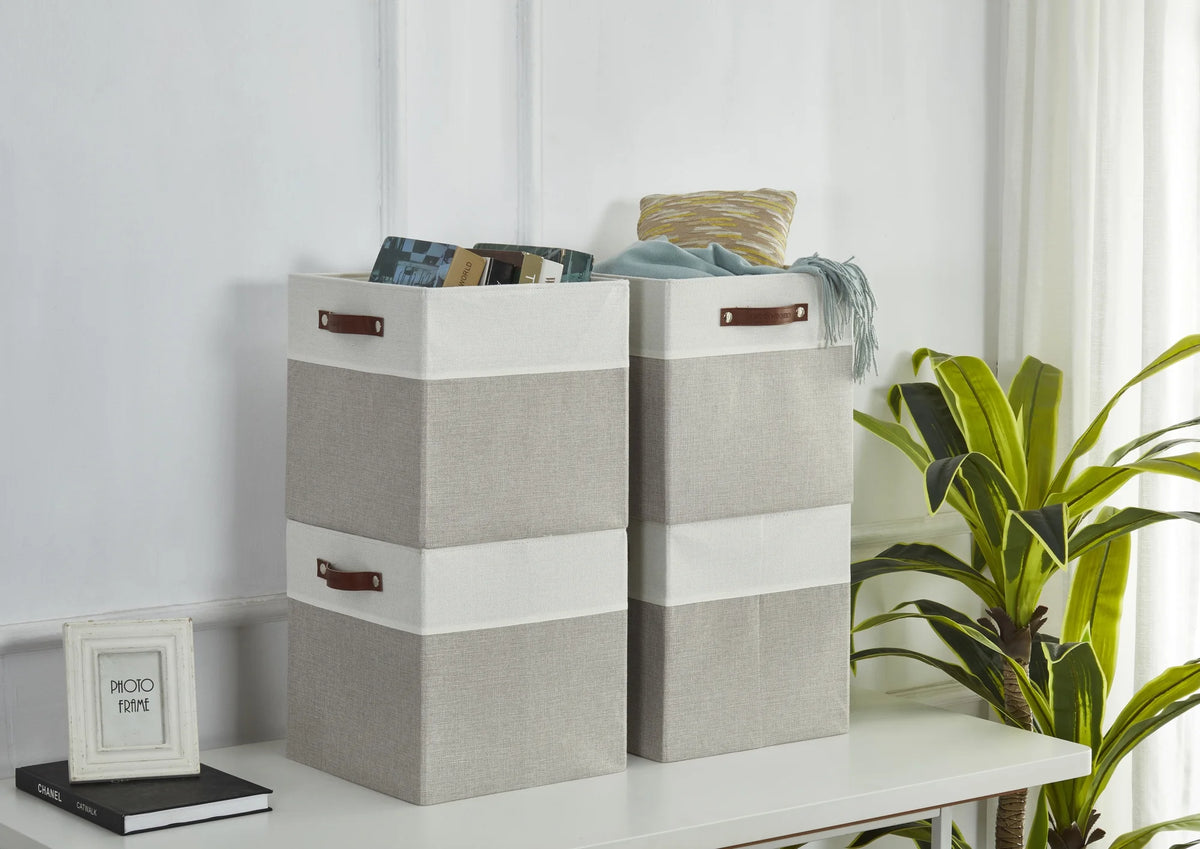 11 inch Storage Cubes Set of 4 Y60864
