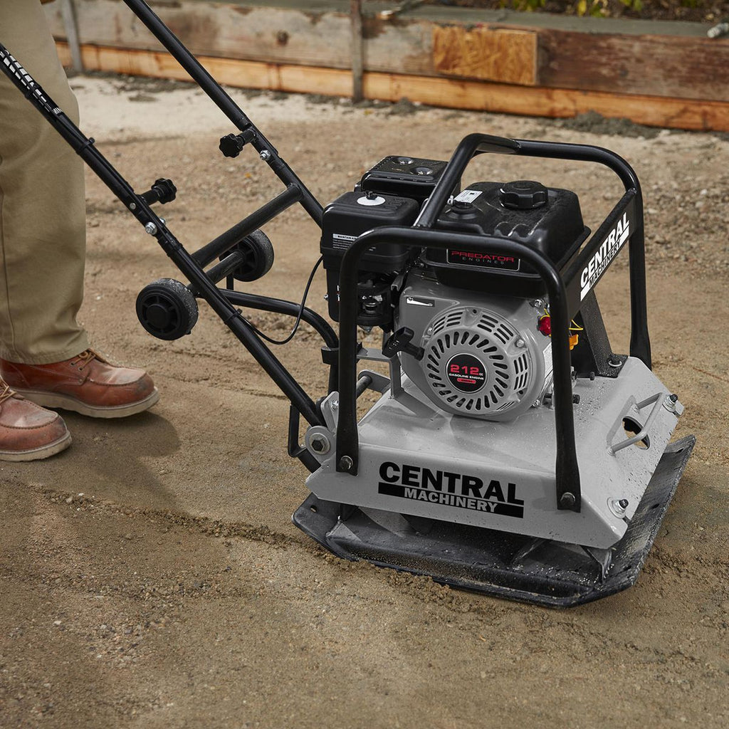 7 HP Plate Compactor with Wheel Kit T3055