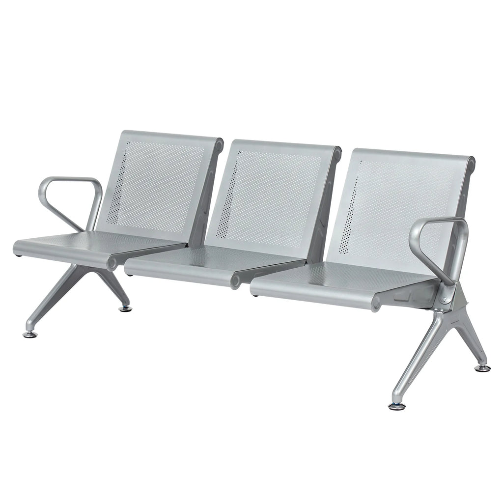 3-Seat Office Guest Waiting Chair Bench with Steel Frame C759