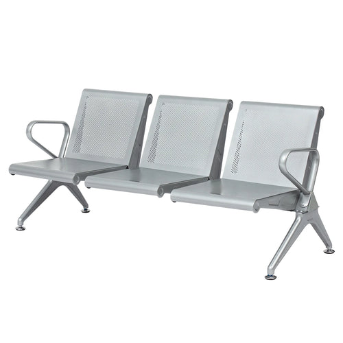 3-Seat Office Guest Waiting Chair Bench with Steel Frame C759